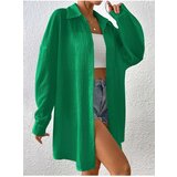 K&H TWENTY-ONE Women's Green Oversized Long Shirt Cene