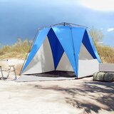 Šator za plažu za 4 osobe vodootporni azurnoplavi | shoptok.hr