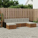  Set vanjskih sofa 6 kom. Čvrsto drvo akacije | shoptok.hr