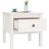  Bočni stolići 2 kom bijeli 50x50x49 cm od masivne borovine | Eponuda.com