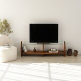Hanah home surf - chesnut, transparent chesnuttransparent tv stand