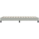  Okvir kreveta bez madraca svijetlo sivi 80x220 cm baršun | shoptok.hr