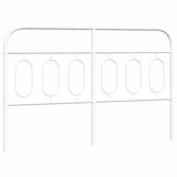 vidaXL Kovinsko vzglavje belo 140 cm, (21242897) Cene