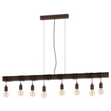 Eglo Viseća lampa TOWNSHEND 4 8xE27 150 cm antik smeđa 43524 | Eponuda.com