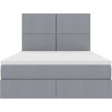  Postelja s shranjevanjem Svetlo siva 140 x 190 cm Umjetno usnje, (5000106493) | Shoptok.si