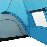  Iglu šator za kampiranje 650 x 240 x 190 cm za 8 osoba plavi | shoptok.hr