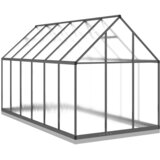  Staklenik s okvirom antracit 334 x 169 x 202 cm aluminijski | shoptok.hr