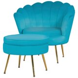 Livetastic FOTELJ, modra tekstil | Shoptok.si