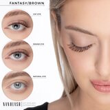 Nanolash DIY Eyelash Extensions set za podalj&amp;scaron;evanje trepalnic doma Fantasy BROWN 36 kos Slike