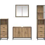 vidaXL set namještaja za kupaonicu 4 pcs hrast artisan 90 x 33 x 60 cm | shoptok.hr