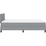  Krevet s opruga kutije Svijetlo siva 120 x 190 cm tkanina | shoptok.hr