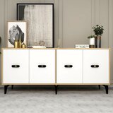 Hanah home Fly - Sapphire Oak, White Sapphire OakWhite Console | ePonuda.com