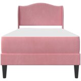  Krevetna konstrukcija s uzglavljem Ružičasta 90 x 200 cm Baršun | Eponuda.com