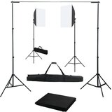 Komplet fotografske opreme sa svjetlima softbox i pozadinom | shoptok.hr