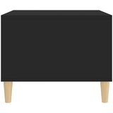  Stolić za kavu crni 60x50x40 cm od konstruiranog drva | shoptok.hr