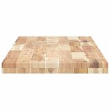 Plutajuće police 4 kom 140x40x4 cm od neobrađenog drva bagrema | shoptok.hr