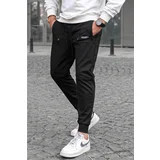 Madmext Black Pocket Detailed Jogger Pants 5484