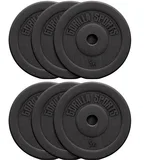 set tegova obloženih plastikom 6x5 kg crni