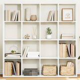 vidaXL Ormarić za knjige bijeli 137,5x29x137,5 cm konstruirano drvo | shoptok.hr