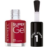 Rimmel London Super Gel gel lak za nohte brez uporabe UV/LED lučke odtenek 056 Sexy Santa 12 ml | Shoptok.si