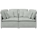  Modularna sofa s jastucima svijetlosiva | shoptok.hr