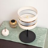  LED stona lampa HELEN 1xE27/15W/230V krem/crna/zlatna | Eponuda.com