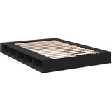  Okvir za krevet crni 160x200 cm konstruirano drvo | Eponuda.ba