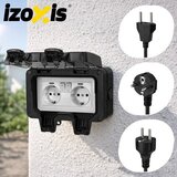 Izoxis dvojna nadžbukna zunanja vtičnica IP66, 16 A Slike
