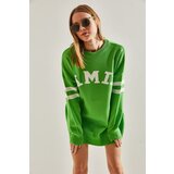 Bianco Lucci Women's Oversize Printed Knitwear Sweater | shoptok.hr