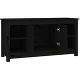 TV ormarić crni 103 x 36 5 x 52 cm od masivne borovine | shoptok.hr