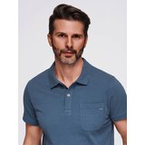 Ombre Men's polo t-shirt with decorative buttons | shoptok.hr