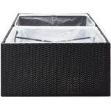  Vrtna sadilica crna 157 x 80 x 40 cm od poliratana | Eponuda.com