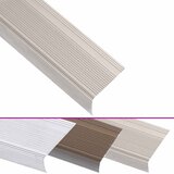  Rubnjaci za stepenice L-oblika 5 kom aluminijski 100 cm bež | shoptok.hr