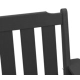 vidaXL Vrtni jedilni stoli 4 kos Črni 65,5x55,5x88 cm HDPE | Shoptok.si