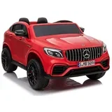Licencirani Mercedes GLC 63S dvosjed crveni - auto na akumulator