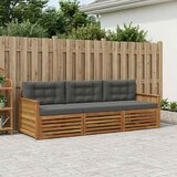  Set vanjskih sofa 3 kom. Prirodna i antracit | shoptok.hr