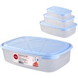  Plastična posuda Frigo Linea set 3/1, Svetloplava Cene
