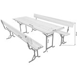  Vrtni set s naslonima 220 cm | shoptok.hr