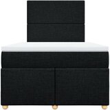  Krevet box spring s madracem crni 120 x 190 cm od tkanine | shoptok.hr