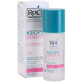 Roc Keops Sensitive dezodorant roll-on za občutljivo kožo 48h 30 ml | Shoptok.si