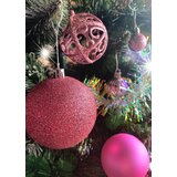 Tutumi Set dekoracija za bor u bojama ljubičaste i ružičaste 208 komada | shoptok.hr