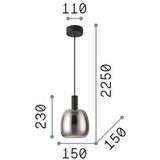 Ideal Lux VISEČA LED-SVETILKA Coco 7 W 580 lm 3000 K 220-240 V Slike