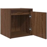  Zidni noćni ormarići 2 kom smeđa boja hrasta 38x34x40 cm | shoptok.hr