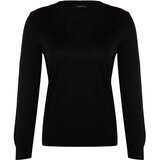 Trendyol Curve Plus Size Sweater - Black - Regular fit | shoptok.hr