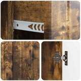  Kreveta Dimljeni hrast 89 x 34,5 x 62 cm Konstruirano drvo | shoptok.hr
