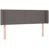 vidaXL Vzglavje z ušesi sivo 147x16x78/88 cm umetno usnje, (20932555) | Shoptok.si