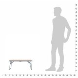  Sklopivi stol za kampiranje smeđi aluminijski 60 x 40 cm | shoptok.hr