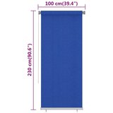  Vanjska roleta za zamračivanje 100 x 230 cm plava HDPE | shoptok.hr