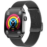 INF Večnamenska pametna ura z zaslonom AMOLED, Bluetooth klici in spremljanjem zdravja Black, (5000071840) | Shoptok.si