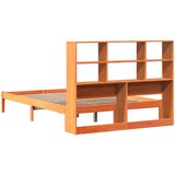Krevet s regalom za knjige bez madraca 150x200 cm od borovine | shoptok.hr